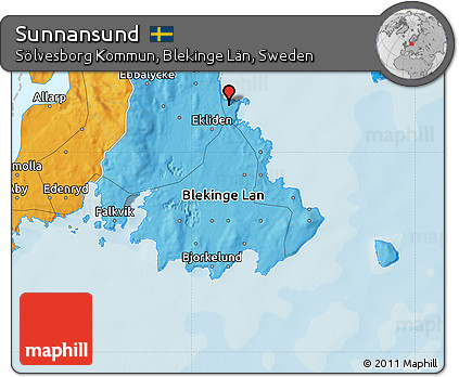 Political Map of Sunnansund