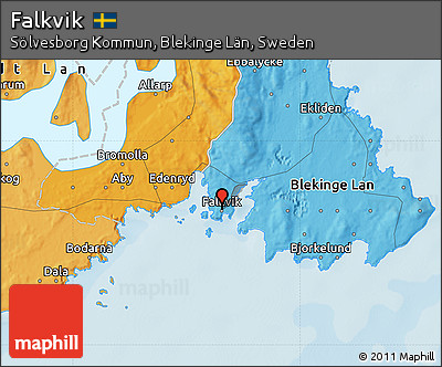 Political Map of Falkvik