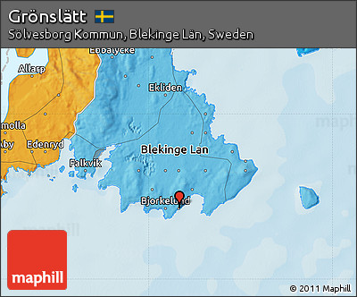 Political Map of Grönslätt