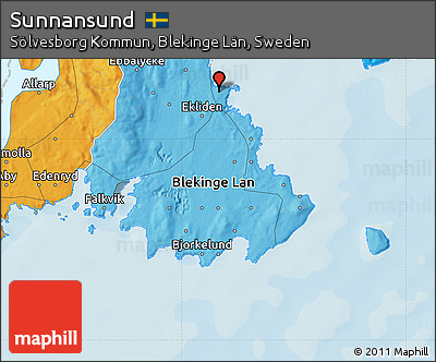 Political Map of Sunnansund