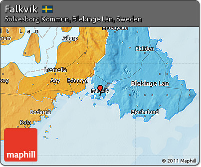 Political Map of Falkvik