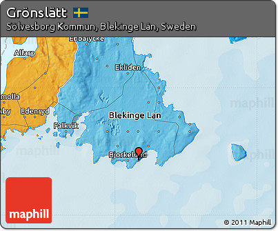 Political Map of Grönslätt