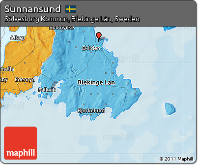 Political Map of Sunnansund