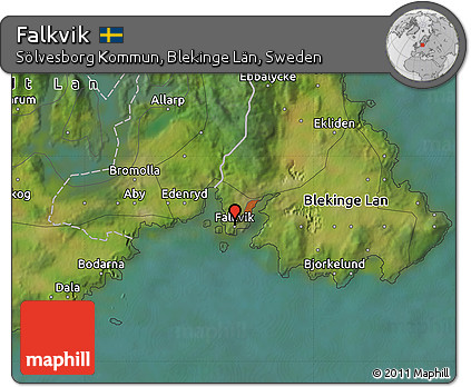 Satellite Map of Falkvik