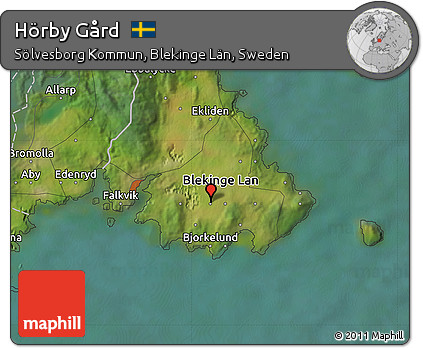 Satellite Map of Hörby Gård