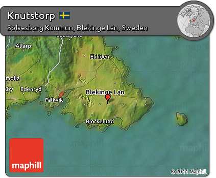 Satellite Map of Knutstorp