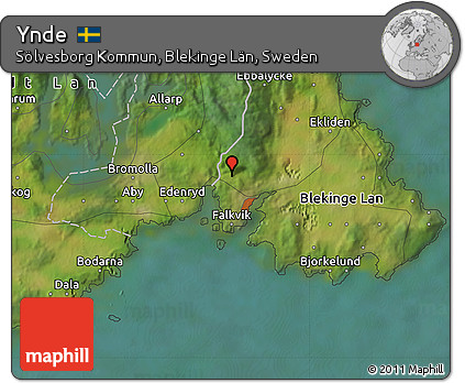 Satellite Map of Ynde