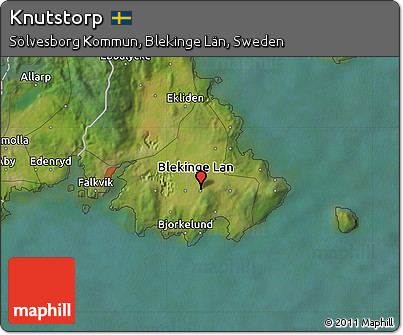 Satellite Map of Knutstorp
