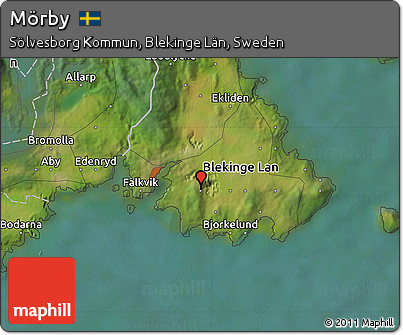 Satellite Map of Mörby