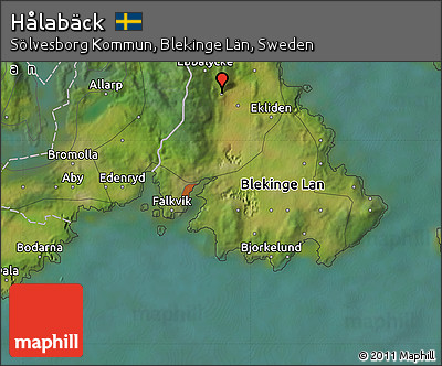 Satellite Map of Hålabäck