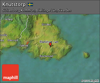 Satellite Map of Knutstorp