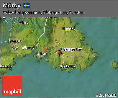 Satellite Map of Mörby