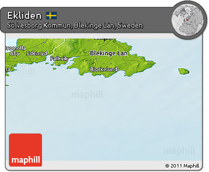 Physical Panoramic Map of Ekliden