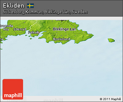 Physical Panoramic Map of Ekliden