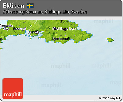 Physical Panoramic Map of Ekliden