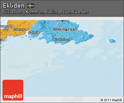 Political Panoramic Map of Ekliden