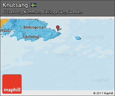 Political Panoramic Map of Knutsäng