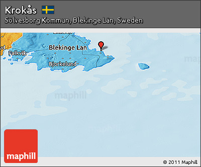 Political Panoramic Map of Krokås