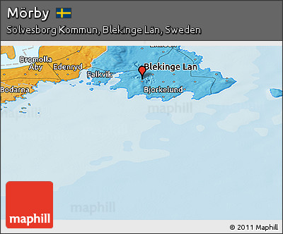 Political Panoramic Map of Mörby