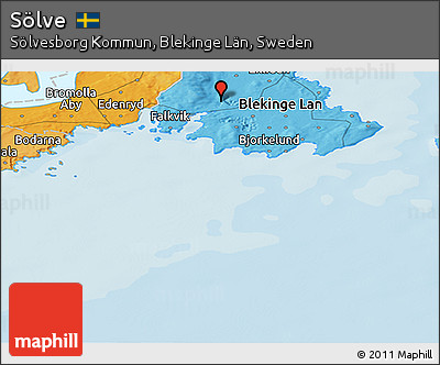 Political Panoramic Map of Sölve