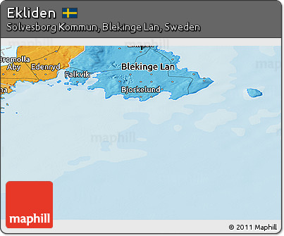 Political Panoramic Map of Ekliden