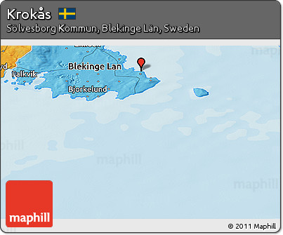Political Panoramic Map of Krokås