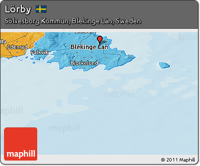 Political Panoramic Map of Lörby