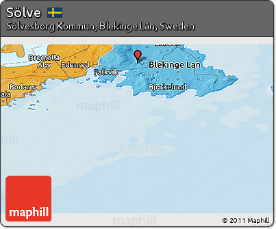 Political Panoramic Map of Sölve
