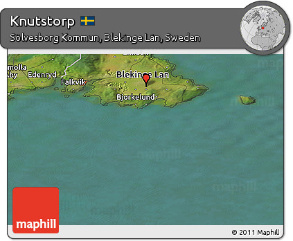 Satellite Panoramic Map of Knutstorp