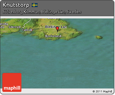 Satellite Panoramic Map of Knutstorp