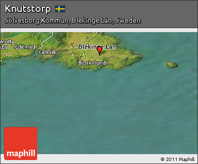 Satellite Panoramic Map of Knutstorp