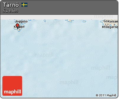 Shaded Relief 3D Map of Tärnö