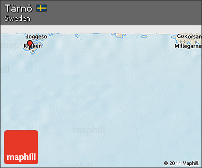 Shaded Relief 3D Map of Tärnö