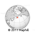 Outline Map of the Area around 55° 56' 31" N, 167° 31' 30" E, rectangular outline