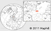 Blank Location Map of the area around 55° 56' 31" N, 17° 4' 30" E