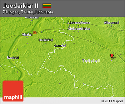 Physical 3D Map of Juodeikiai II
