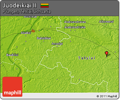 Physical 3D Map of Juodeikiai II
