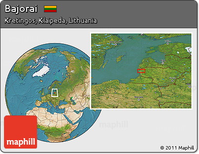 Satellite Location Map of Bajorai