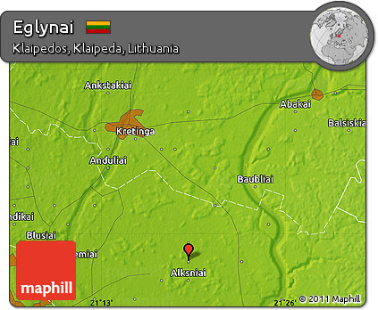 Physical Map of Eglynai