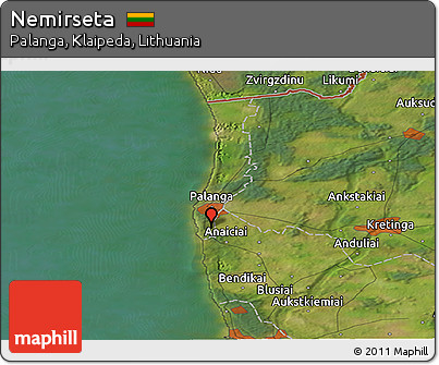 Satellite Panoramic Map of Nemirseta