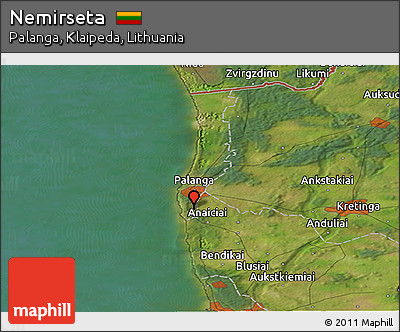 Satellite Panoramic Map of Nemirseta