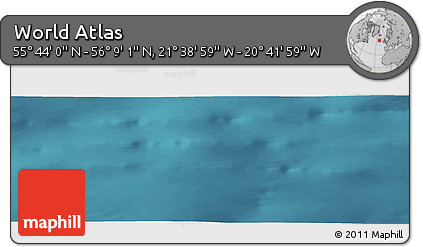 Satellite Panoramic Map of the Area around 55° 56' 31" N, 21° 10' 29" W