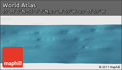Satellite Panoramic Map of the Area around 55° 56' 31" N, 21° 10' 29" W