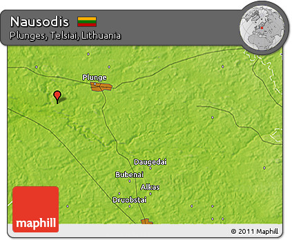 Physical 3D Map of Nausodis
