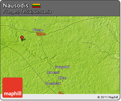 Physical 3D Map of Nausodis