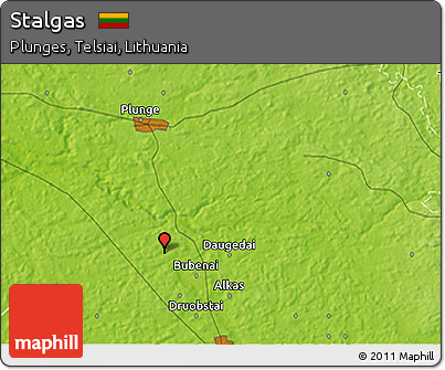 Physical 3D Map of Stalgas