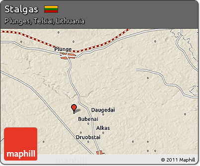 Shaded Relief 3D Map of Stalgas