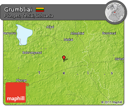 Physical Map of Grumbliai