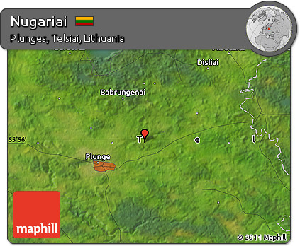 Satellite Map of Nugariai