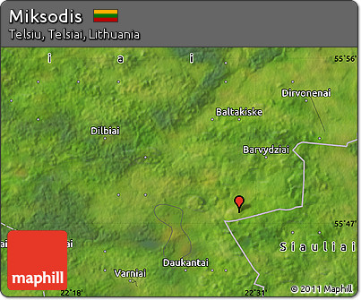 Satellite Map of Miksodis